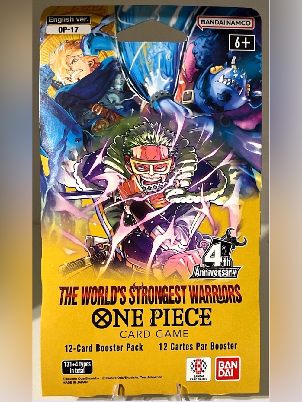 One Piece TCG: The World’s Strongest Warriors OP17 - 1 TCG Booster Pack